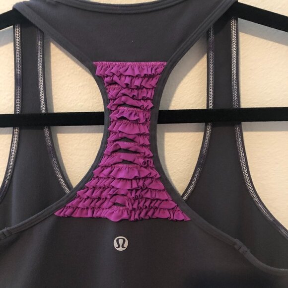 Lululemon Cool Racerback Ruffle Tank - Picture 2 of 3